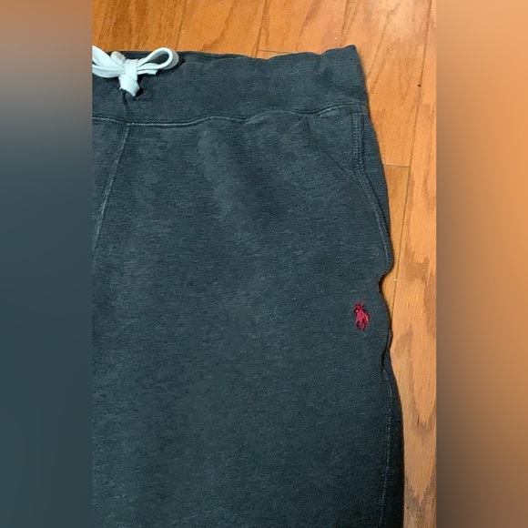 Men’s Medium Polo Ralph Lauren Dark Heather Grey Cotton Drawstring Sweatpants - Picture 3 of 16